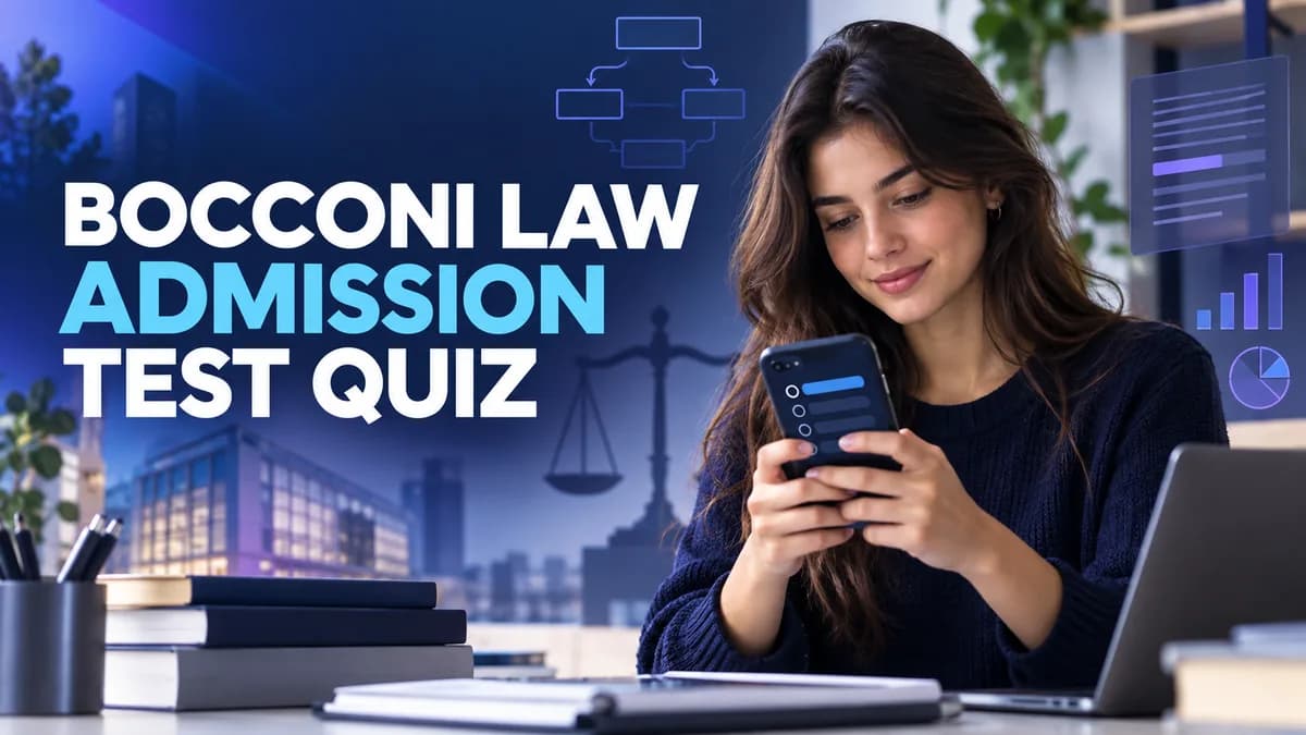 Bocconi Law Admission Test Quiz: 10 original practice questions — UniTest Pro app