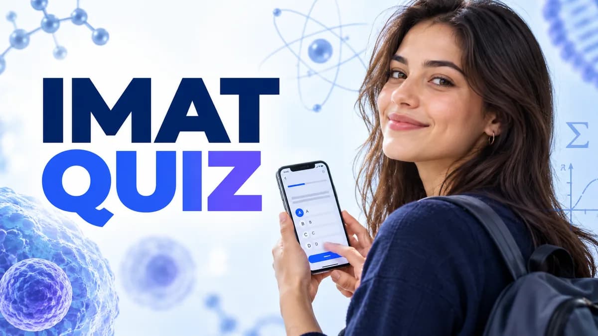 IMAT Quiz: 10 original practice questions — UniTest Pro app
