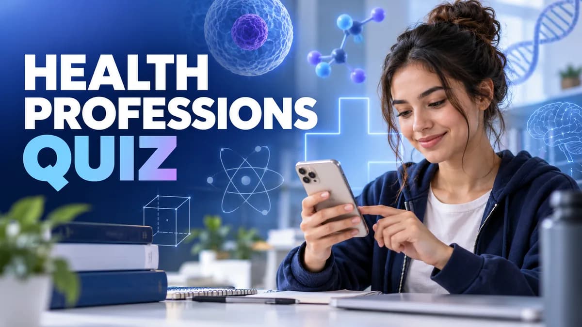 Health Professions Quiz: 10 original practice questions — UniTest Pro app