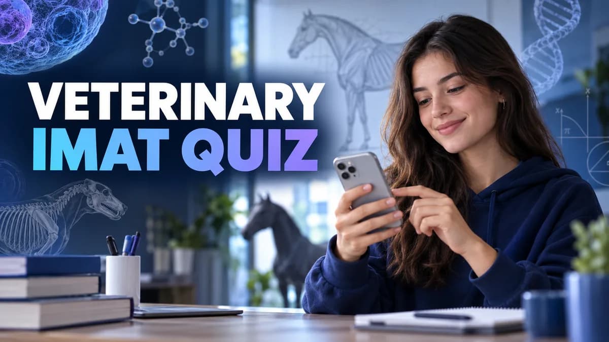 Veterinary Medicine IMAT Quiz: 10 original practice questions — UniTest Pro app